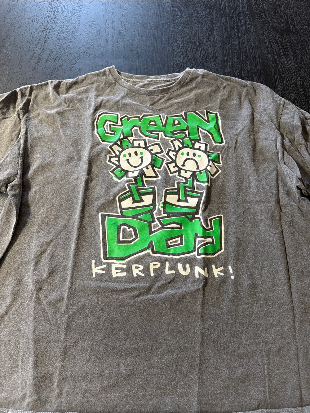 Green Day Kerplunk! Graphic Tee - Black with Green/White Print
